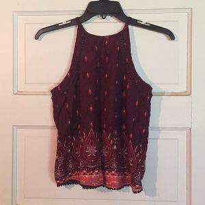 Paisley design tank top